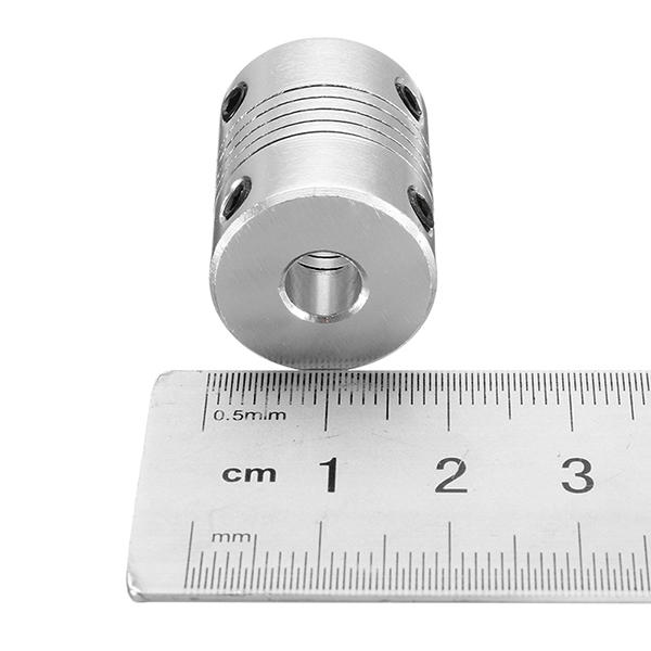 6.35mm x 10mm Aluminum Flexible Shaft Coupling CNC Stepper Motor Coupler Connector