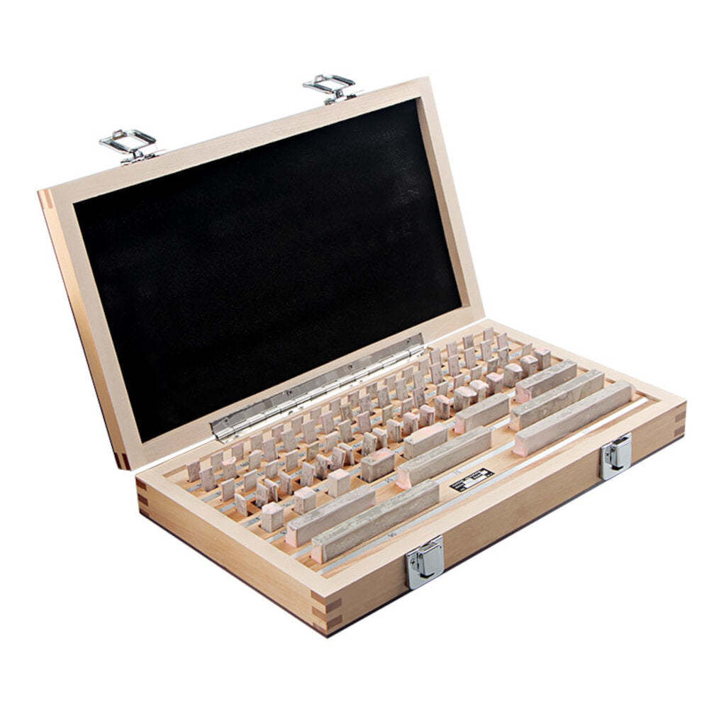 Woodworking 32/38/47/83Pcs Router Table Set Up Bar with Case Metric Gage Block Set Measuring Block Gauge