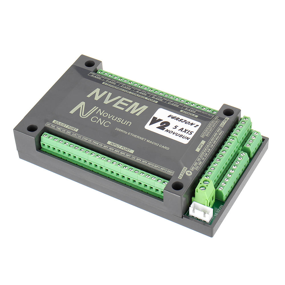5 Axis CNC Controller Ethernet MACH3 USB Interface Board Card NOVUSUN for CNC Engraving Stepper Motor