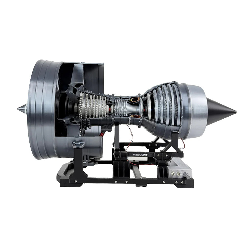 1/6 Scale Highly Restored Super RR Trent 900 Aircraft Turbofan Engine Model RTR 55cm / 22in Physics Experiment Science Education Toys