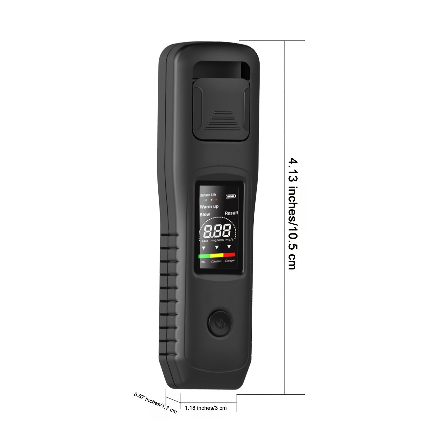 Digital Breathalyzer Professional Alcohol Detector with LCD Backlight Light