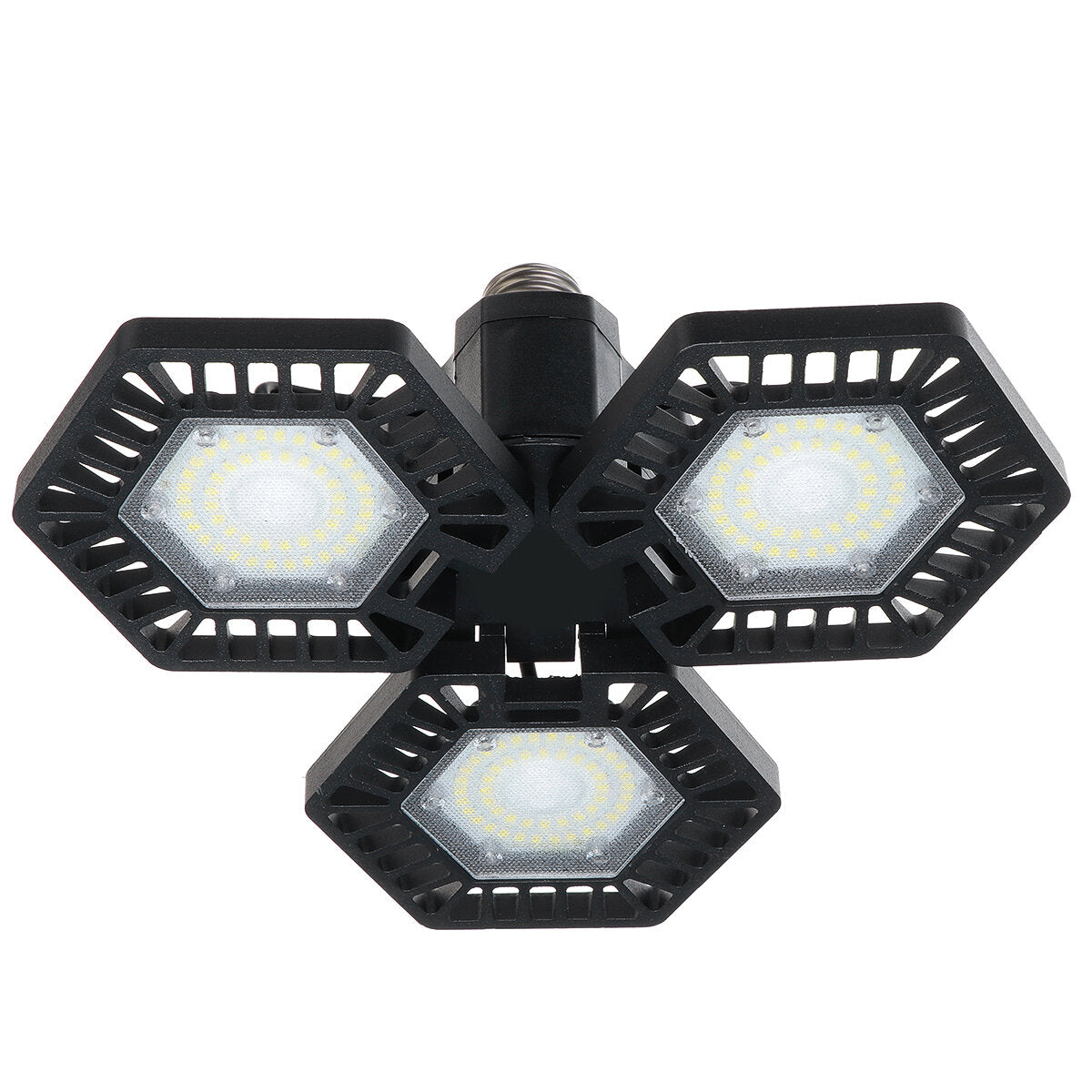 200W E27 Fan Blades LED Foldable Garage Light Mining Workshop Gym Ceiling Light