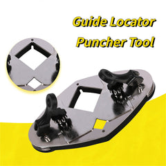 3-in-1 Drilling Locator Tool: Precision Guide Hole Jig, Tile Puncher & Wooden Tenon Locator - Durable Stainless Steel
