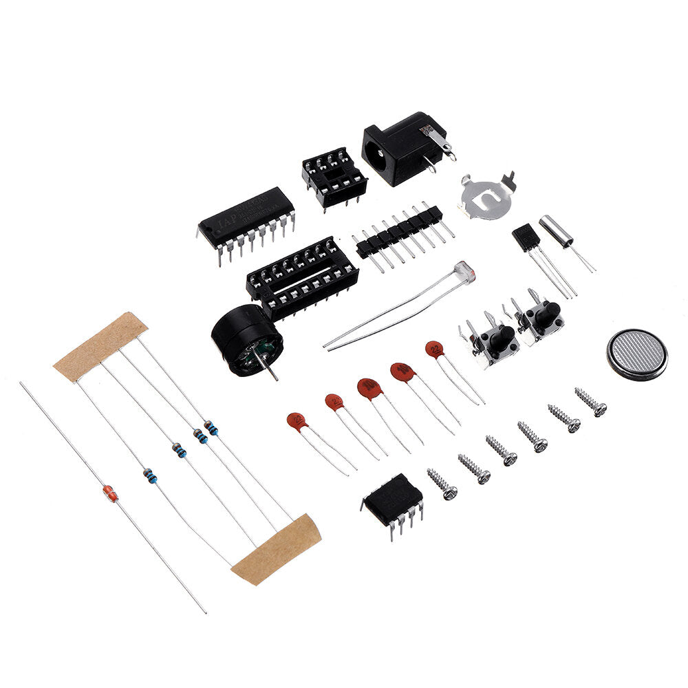 Colorful Digital Clock Electronic Production Kit DIY Parts Component Kit Electronic Watch Welding Experiment