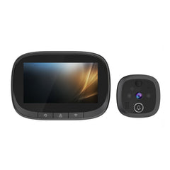 Wireless Doorbell 4.3inch WIFI IP Door Viewer HD Night Vision 120 can Take Photo and Video PIR Motion Detection Two Way Audio