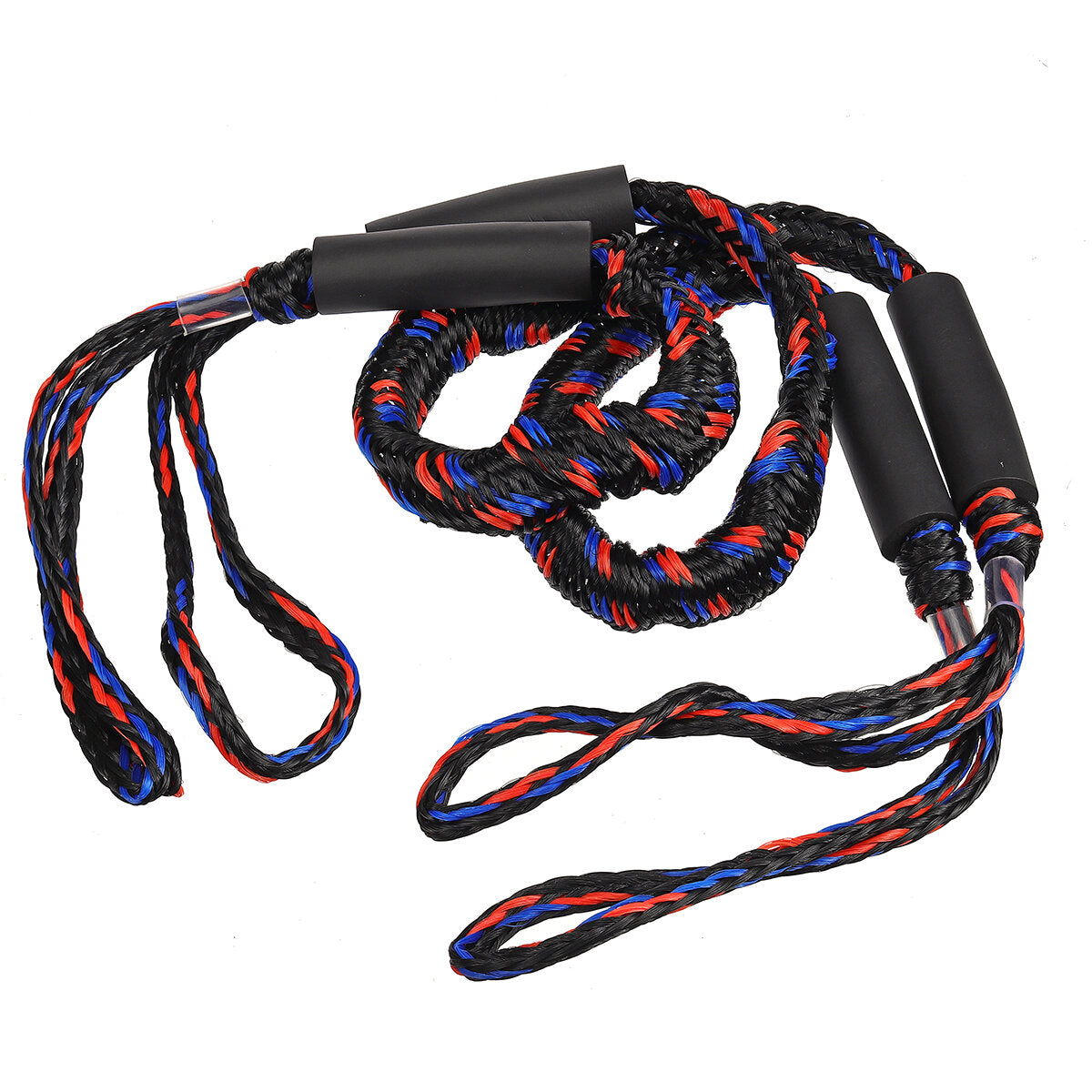 2Pcs 4FT-5.5FT Motorboat Ship Elastic Rope Marine Cable Kayak Rope Ship Dock Elastic Rope Shock-absorbing Buoy Stretch Rope