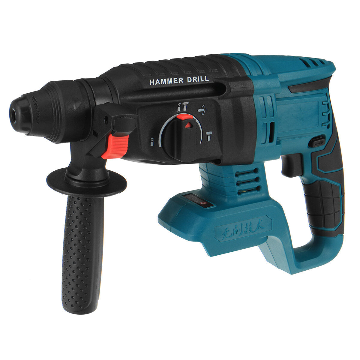 1100W Electric Hammer Cordless Handheld Brushless Impact Hammer Drill For 18V Makita Battery