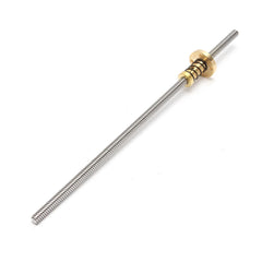 T8 300mm Lead Screw 8mm Lead with Anti-Backlash Nut CNC Parts