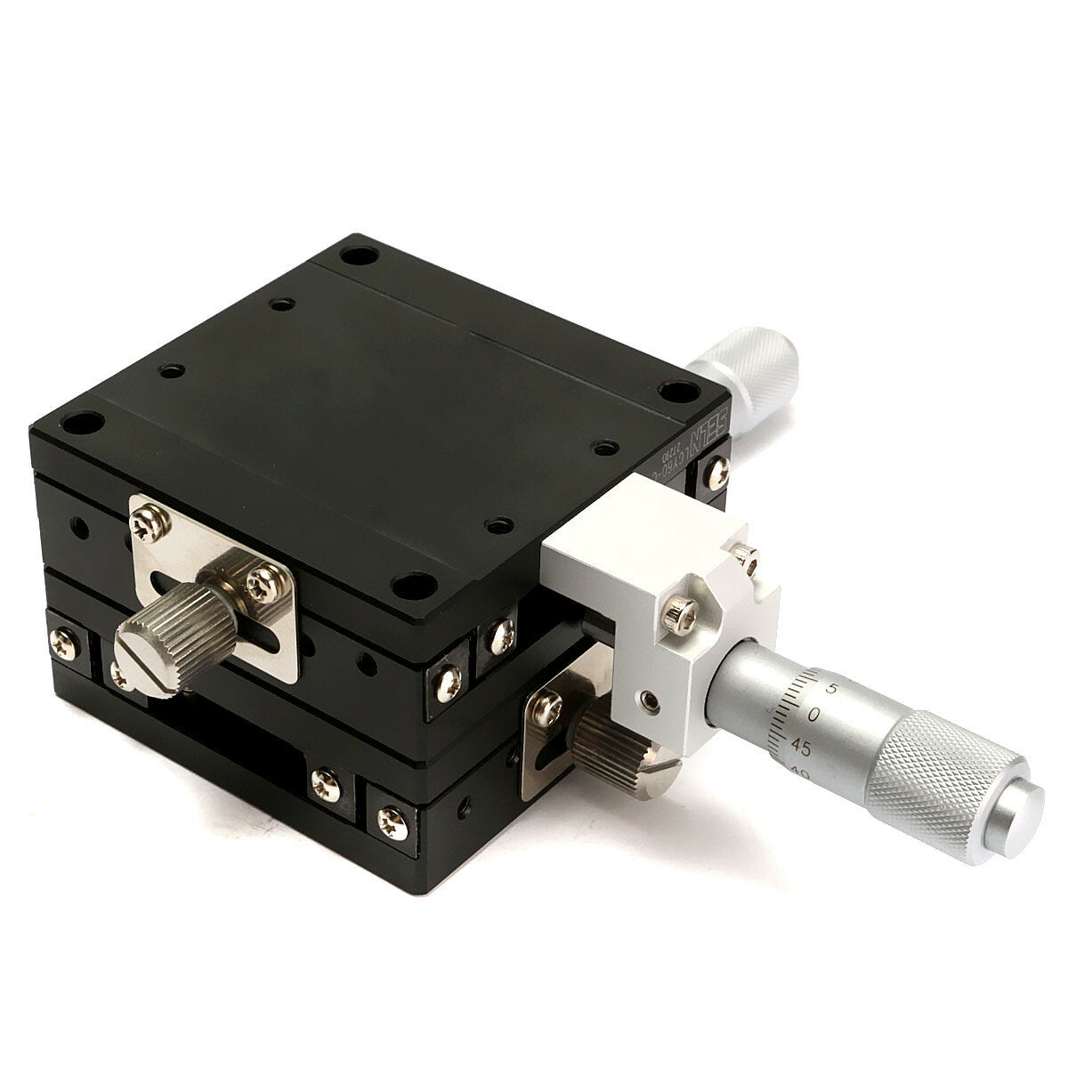 60x60mm XY Axis Linear Stage Adjustable Manual Displacement Platform Sliding Table