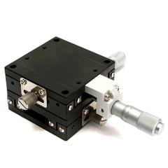 60x60mm XY Axis Linear Stage Adjustable Manual Displacement Platform Sliding Table
