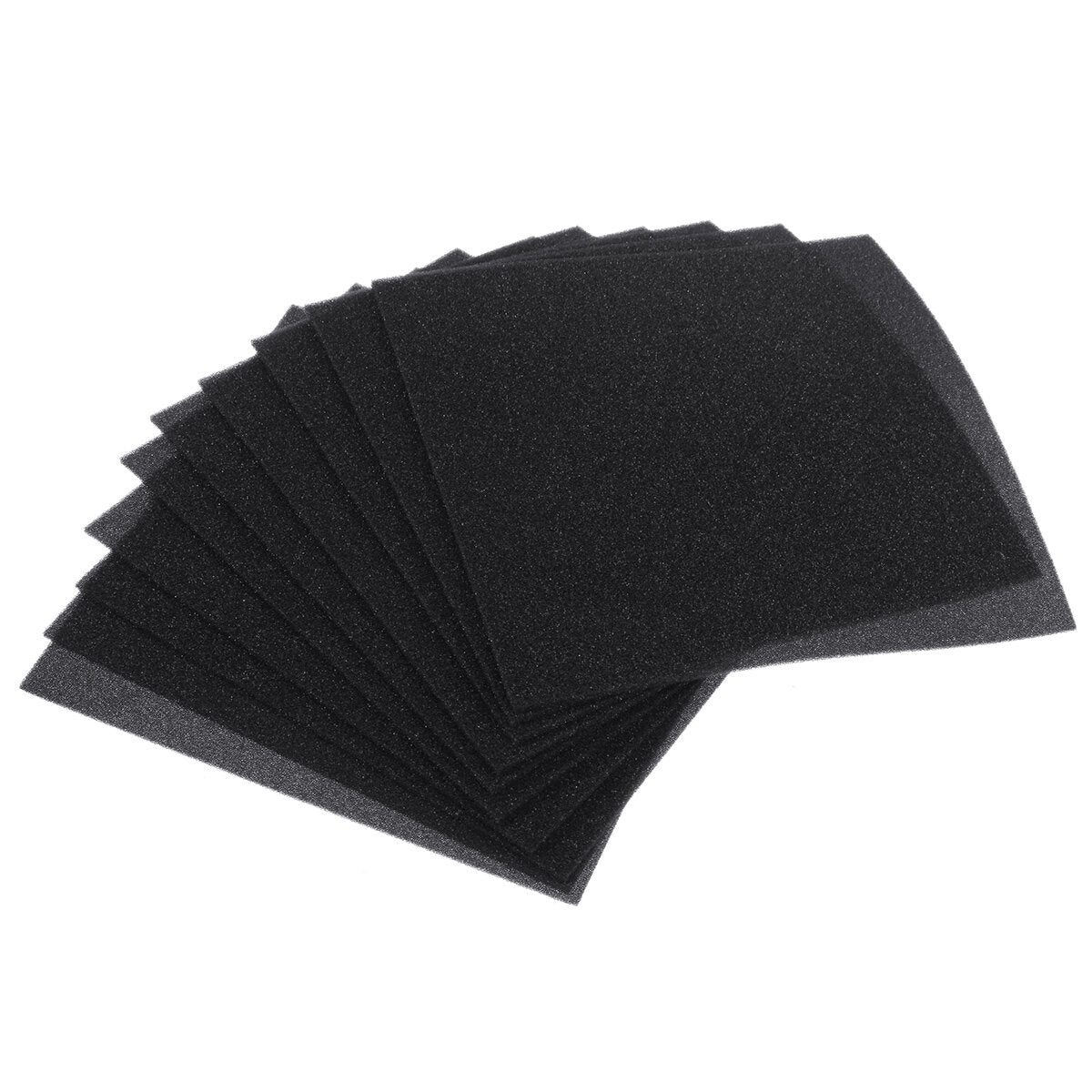 10PCS Acoustic Wall Panel Soundproof Foam Pads Car Studio Insulation Treatment 20x20cm