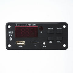 Bluetooth 5.0 MP3 Audio Decoder Board Module Wireless Car USB MP3 Player TF Card Slot USB FM Remote Controller Decoding Board