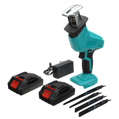 Cordless Reciprocating Saw For Makita & 4pcs Saw Blades Woodworking Wood Cutter Electric Saw Fit Makita