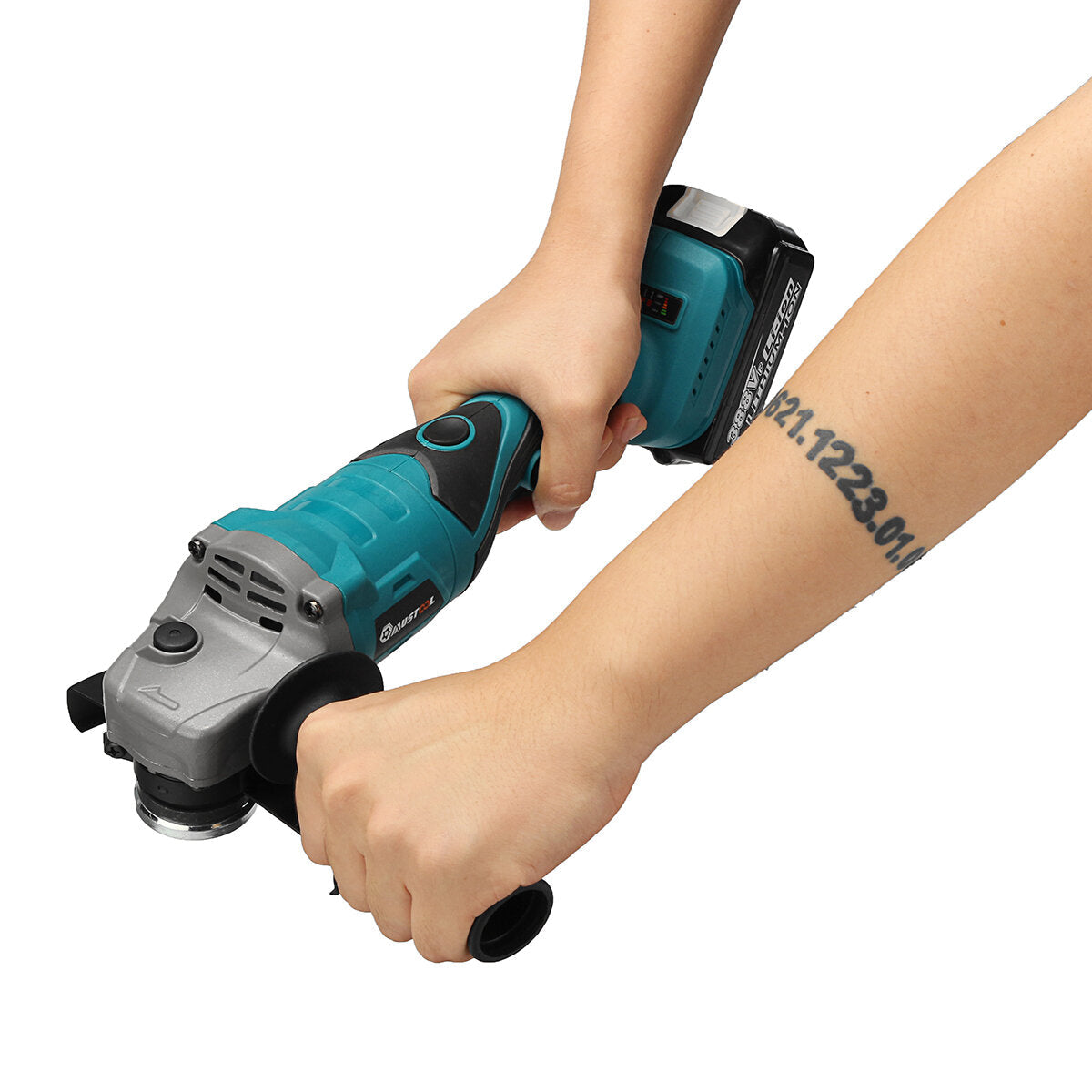 125MM Rubber + ABS + Steel 388VF 1600W 3-Speed Brushless Electric Polisher
