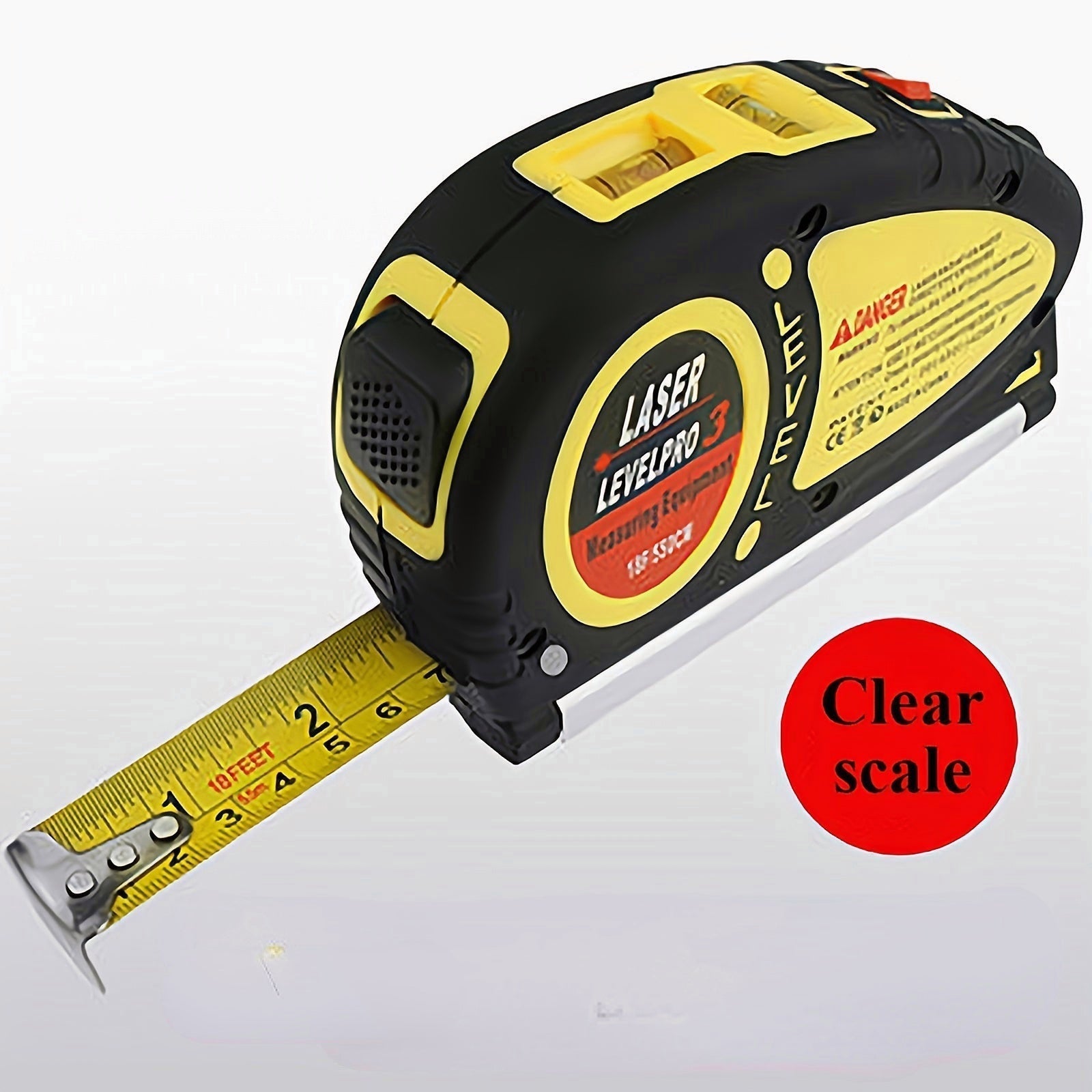 Multifunction Infrared Laser Level Scale With Tape Measure
