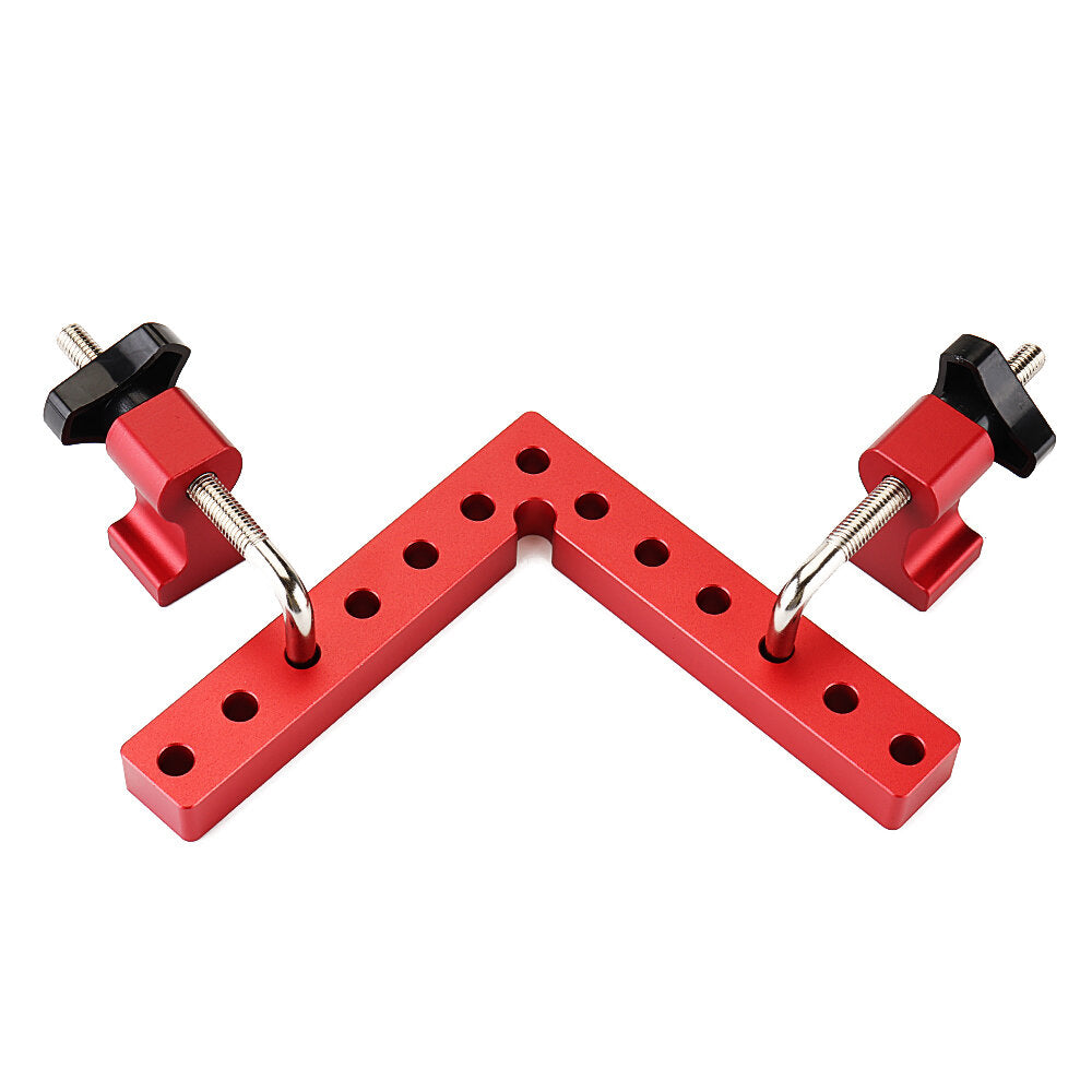 2 Set Woodworking Precision Clamping Square - L-Shaped Aluminum Alloy Fixtures for Accurate Panel Alignment