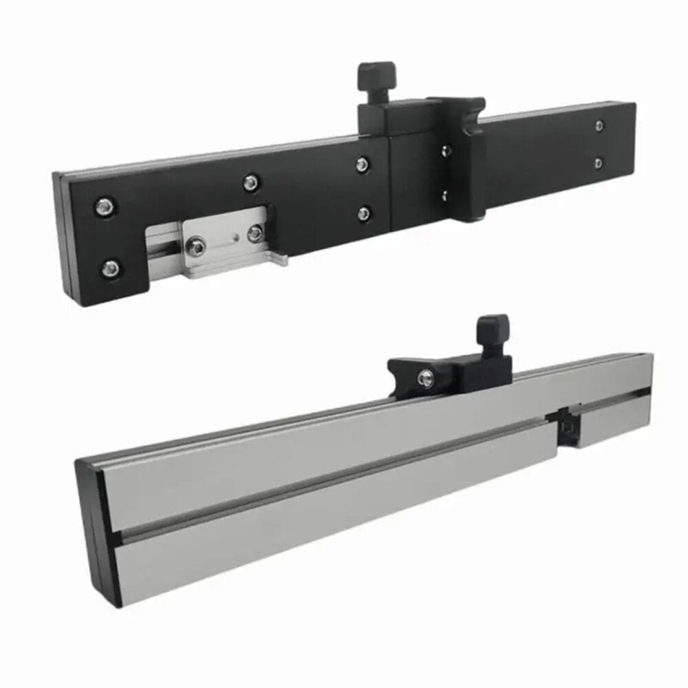 Miter Gauge Fence for Woodworking - Durable Aluminum, 17.7" Length, Precision Cuts, Ideal for Engraving Machines