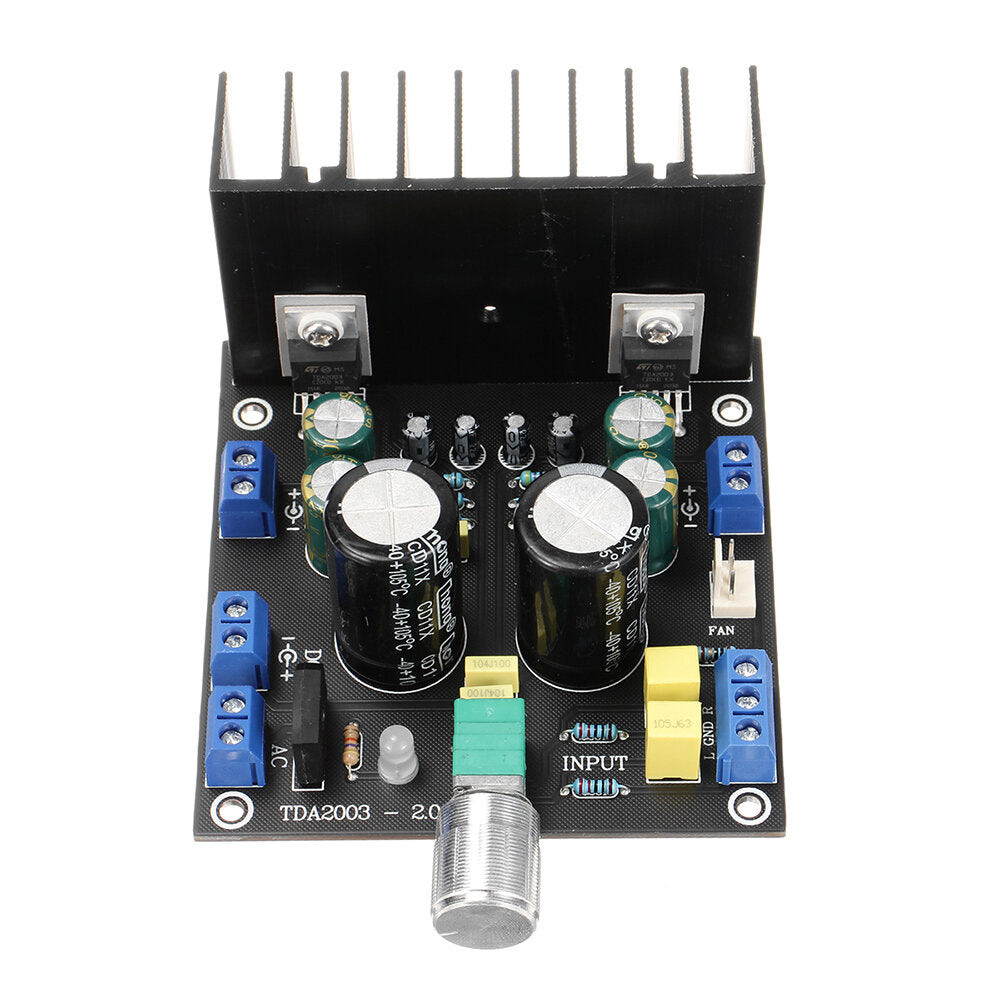 2.0 Dual Channel Stereo Power Amplifier Board with Switch Small and Medium Power Amplifier