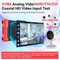 IPC Camera Tester 8 Inch Touch Screen 12V 24V HDMIVGA PoE TDR VFL CVBS AHD TVI CVI IP Camera Tester Optical Power Meter