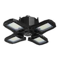 E27 3/4/5 Blades LED Foldable Garage Ceiling Light Mining Workshop Supermarket