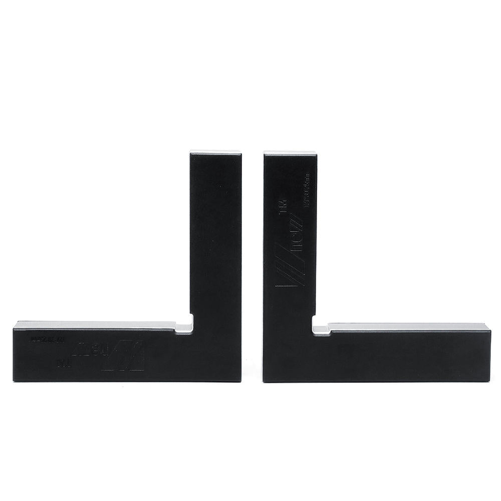 2pcs Aluminum Alloy Right Angle Precision Clamping Squares 127x127mm 90 Degree Machinist Positioning Woodworking Clamping Tool