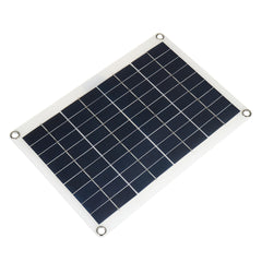 40W Solar Panel +3W Lamp +10A Solar Controller +1m Extension Cord Set for Camping Home Working