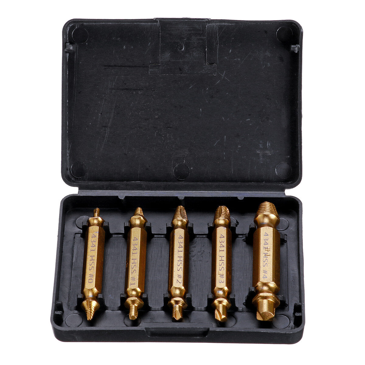 5/6 PCS Damaged Screw Extractor Speed Out Drill Bits Broken Bolt Remover Tools