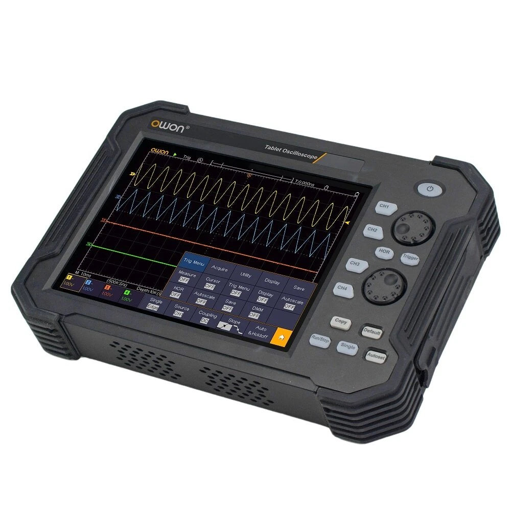 Digital Storage Oscilloscope 100MHz 1GS/s Portable Oscillometer 8" LCD Display Handheld Portable Oscillometer