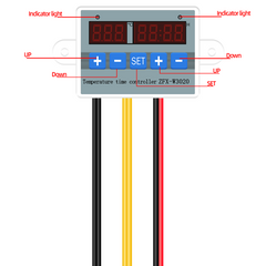 High-precision Thermostat Temperature Controller Board Micro Digital Display Temperature Control Switch