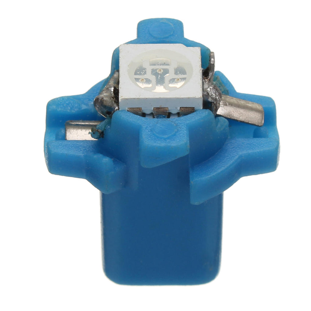 10pcs 12V LED Instrument Head Lights Dashboard Dash Gauge Bulb T5 B8.3D W3W 5050