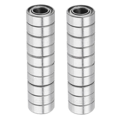 20Pcs 5x10x4mm Metal Sealed Shielded Deep Groove Ball Bearing MR105ZZ