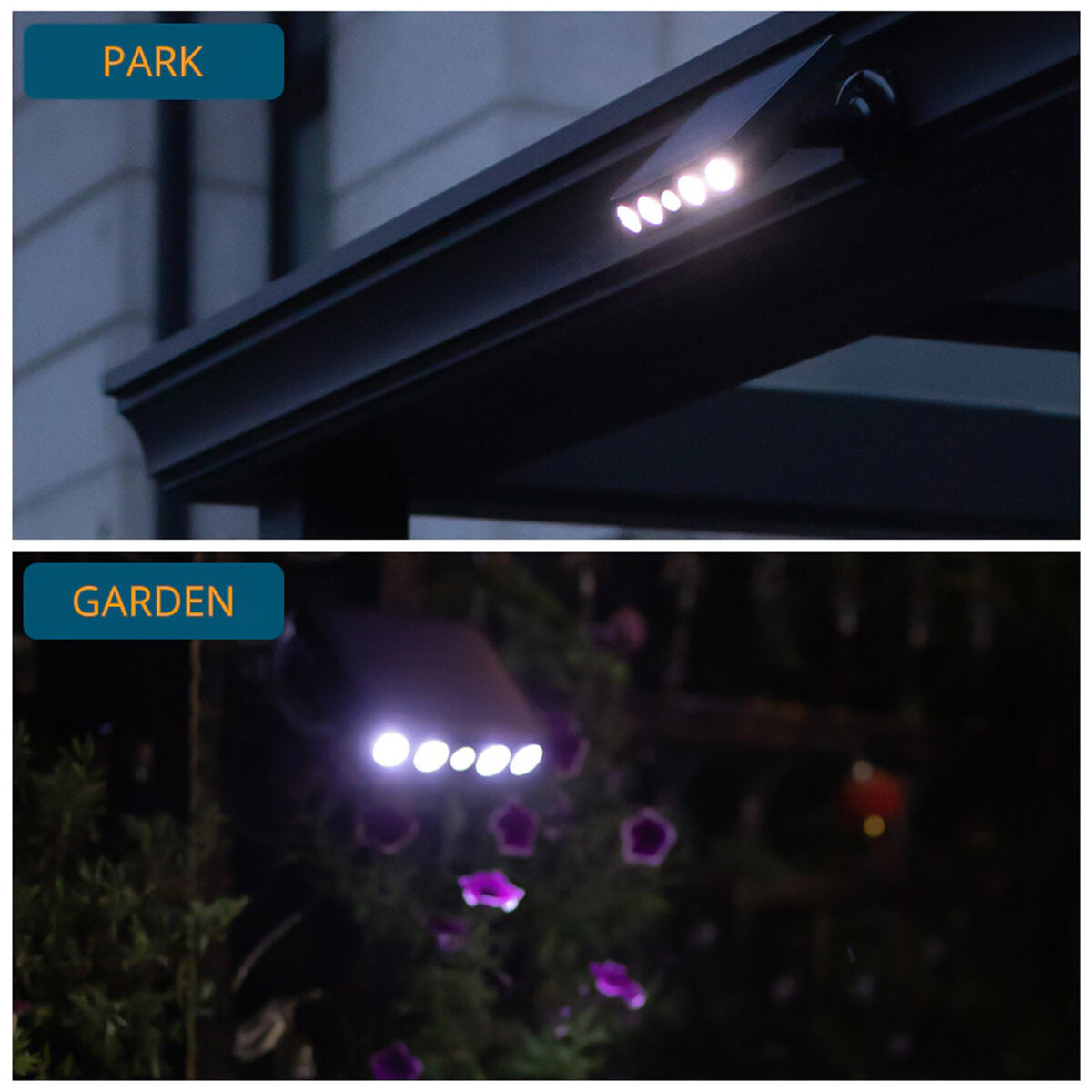 LED Solar Powered Wall Light IP65 Waterproof Outdoor Garden Light PIR Human Body Motion Sensor with Bracket for Path Street Light