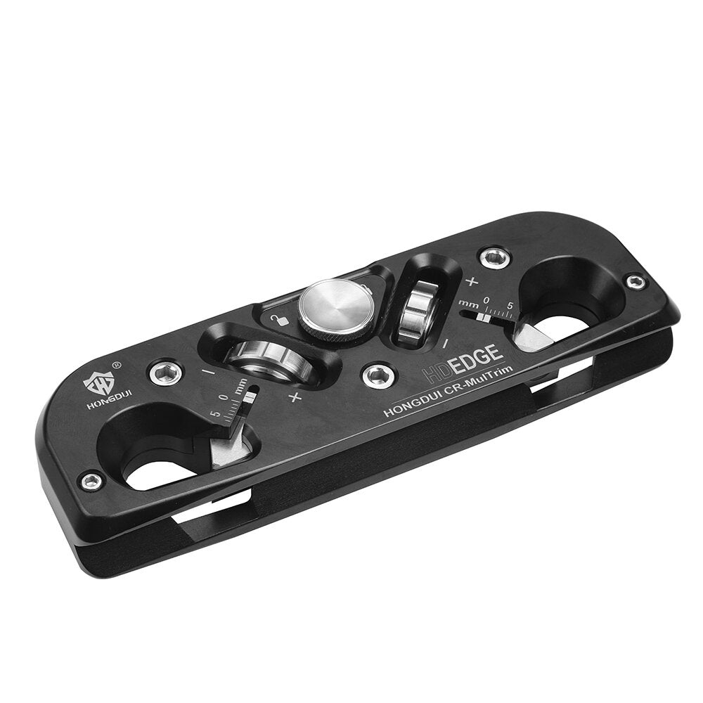 Woodworking Chamfer Plane with 3 Replacement Carbide Insert Double Cutter Edge Corner Plane Chamfering Planer