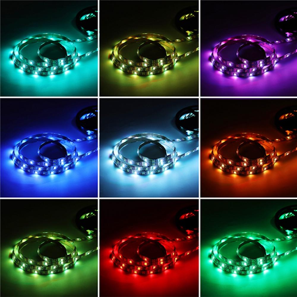 RGBW Flexible LED Strip Light DIY Decorative Home Lamp+Controller+Remote Control