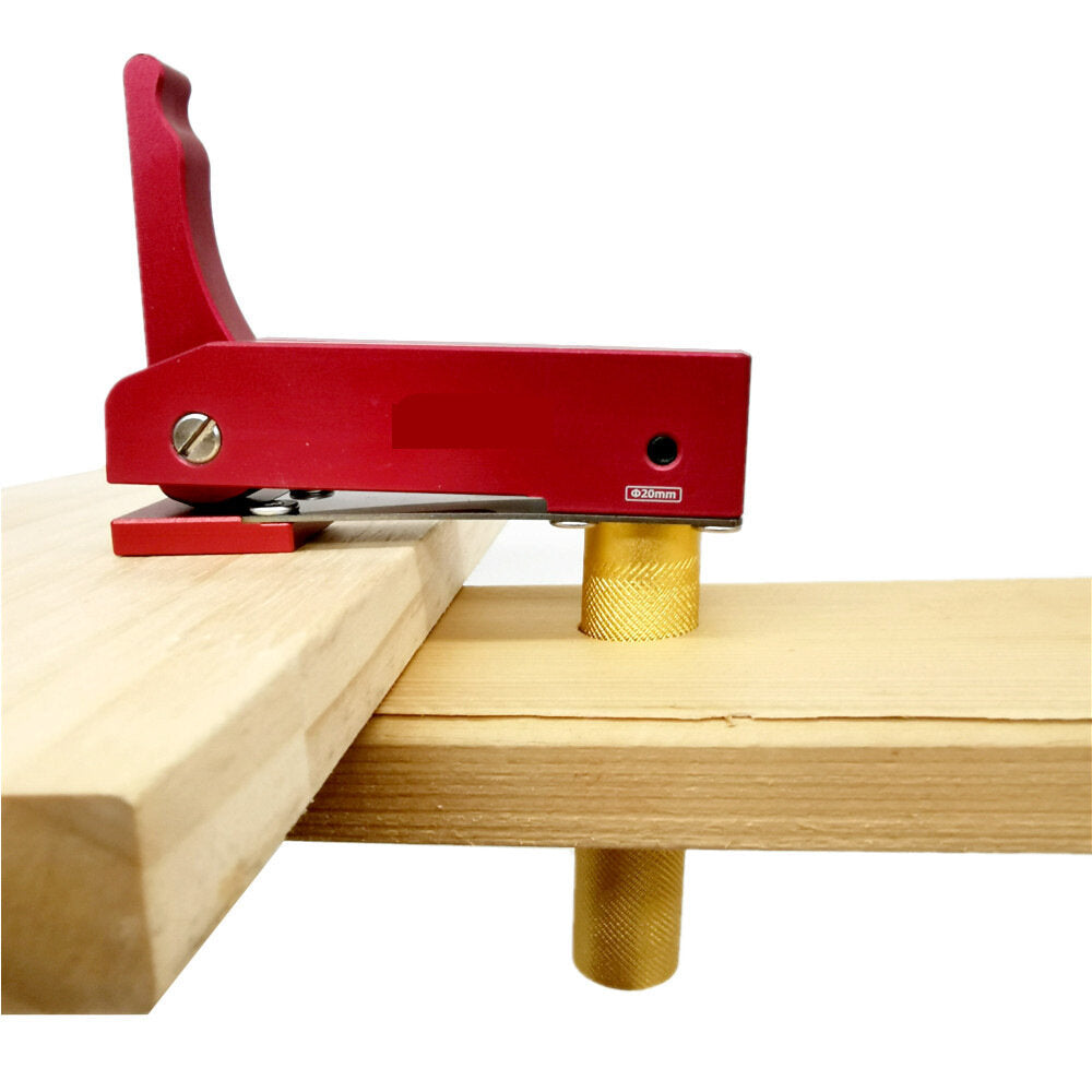 Aluminum Alloy Woodworking Hold Down Clamp - Quick Acting Desktop Presser, Adjustable Clamping Force, 50mm Max Clamp