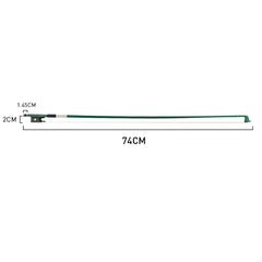 4/4 Carbon Fiber Violin/Fiddle Bow Carbon Fiber Stick Silver Wire Winding And Sheepskin Grip Ebony Durable Use