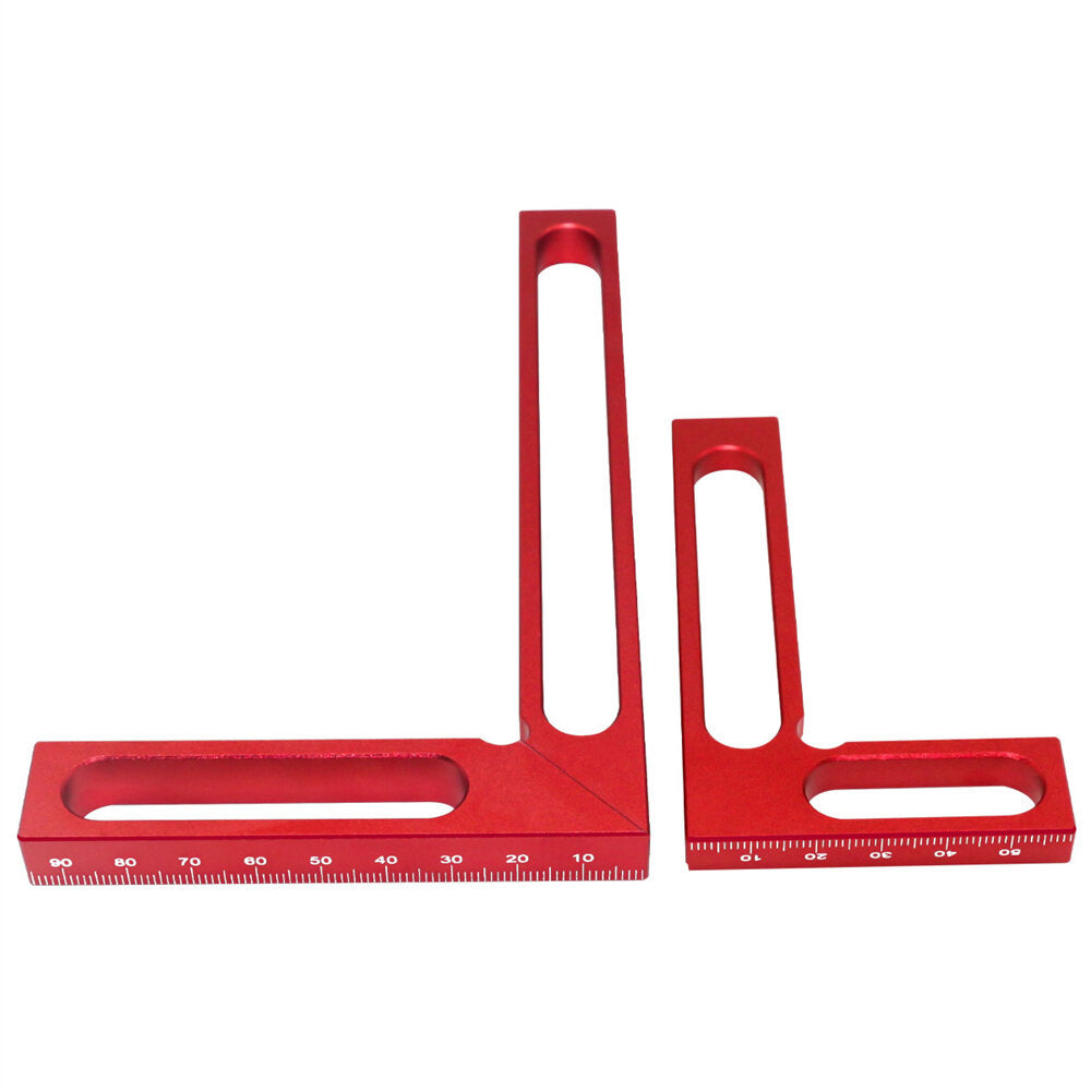 Right Angle Ruler for Woodworking - Accurate 90° Measurements, Durable Aluminum, Lightweight, 100mm & 160mm Sizes Available
