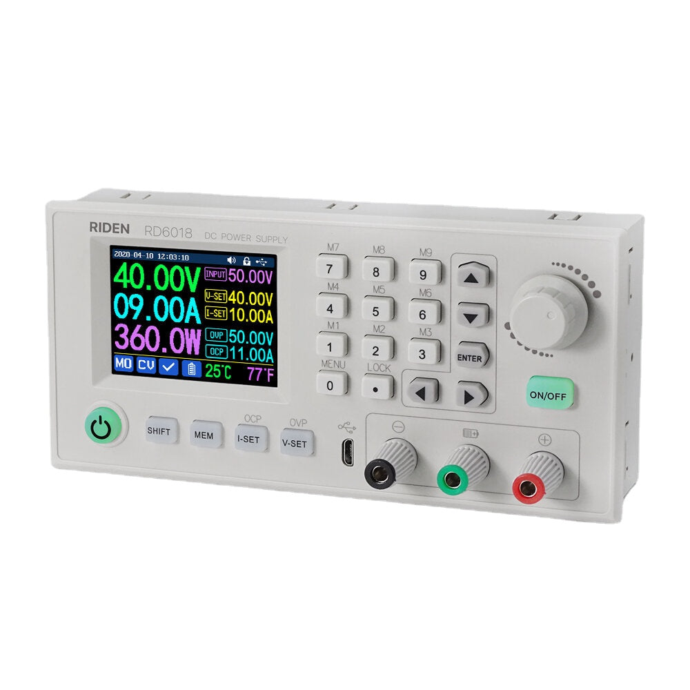 RD6018 RD6018W USB WiFi DC to DC Voltage Step Down Power Supply Module Buck Converter Voltmeter Multimeter 60V 18A 1080W