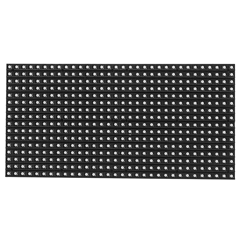 16X32 Colorful Multifunctional Clock Music Spectrum LED Lights Display Assembled Dot Matrix Board