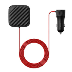 36W 4-Port Passenger Car Charger Fast Charging with 2 USB Ports 1.5M Cable