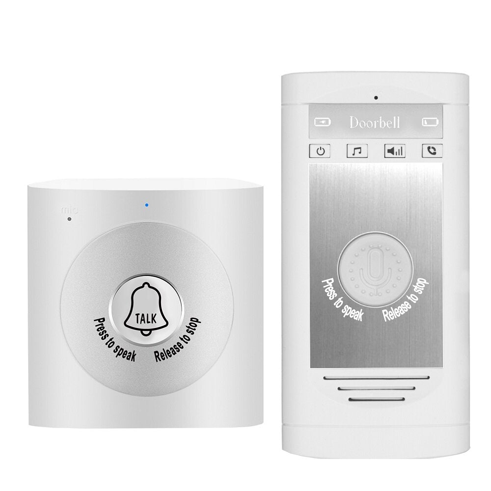 2.4GHz Home Wireless Intercom Doorbell Indoor Outdoor Walkie-talkie Support Two-way Radio Intercom