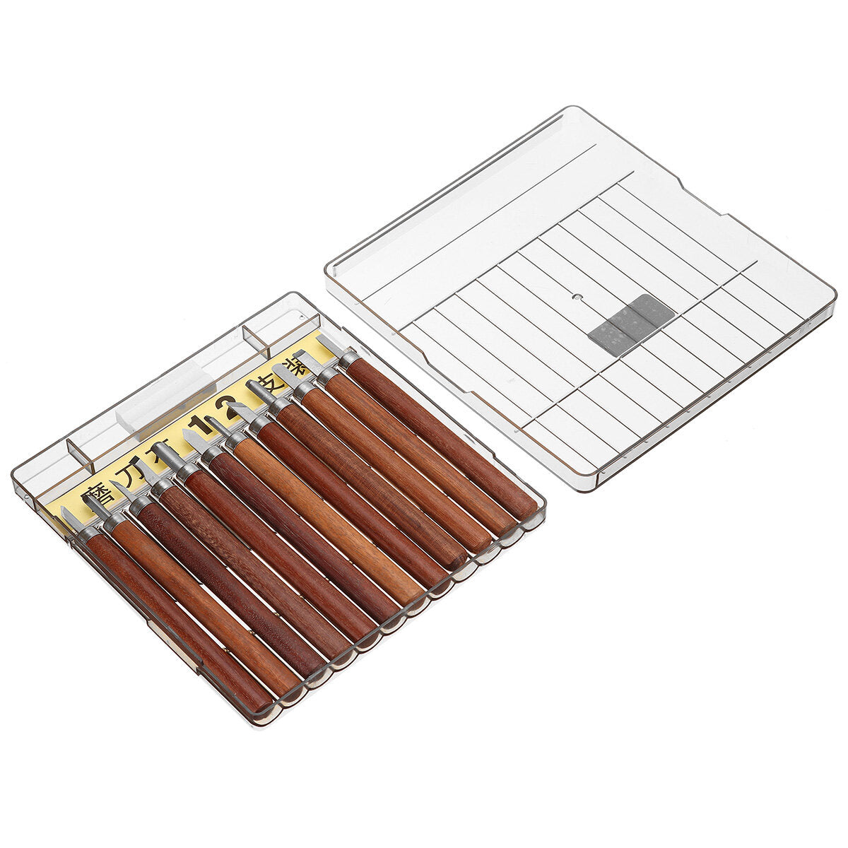 6/10/12Pcs Wood Stone Carving Chisels Hand Woodworking Kit Cutter Tools Set