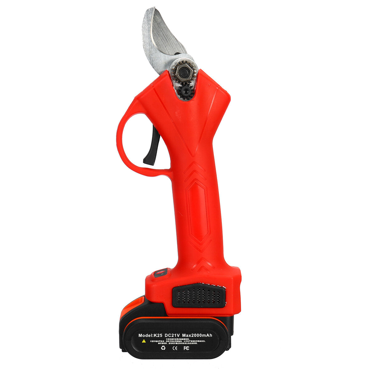 21V Cordless Electric Pruning Shears Garden Pruner Branch Cutting Tool