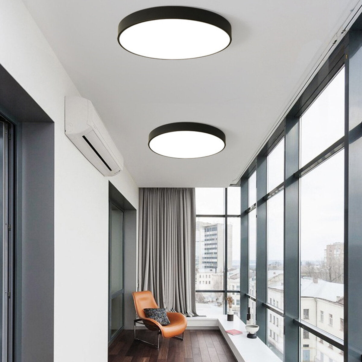 LED Ceiling Light Ultra Thin Flush Mount Kitchen Round Home Fixture