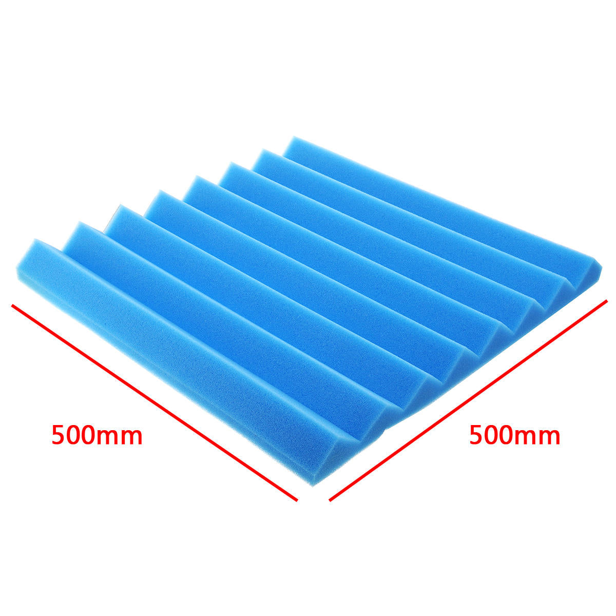 6PCS 50*50 CM Studio Acoustic Soundproof Foam Sound Absorbing Sponge For Piano Room Drum Studio