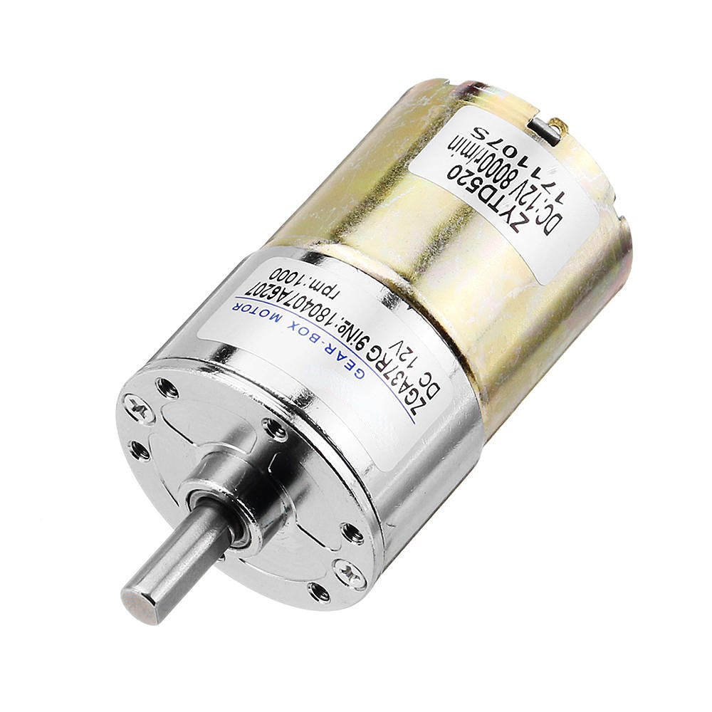 12V 1000RPM Reduction Motor DC Gear Motor