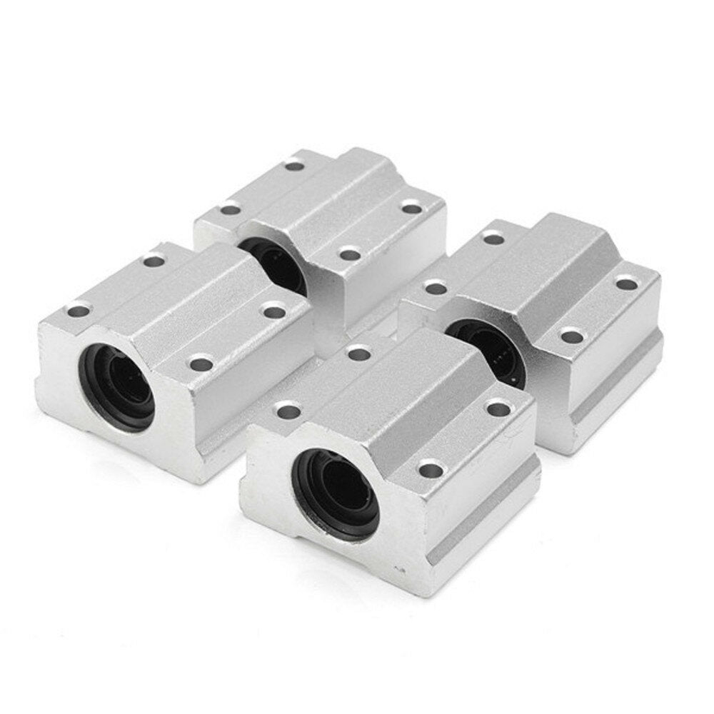 15pcs 600mm Optical Axis Guide Bearing Housings Linear Rail Shaft Support Set