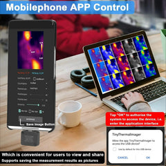 GreenZech Mobile 1000 | Smartphone Thermal Imaging Camera | -20°C to 1000°C Range | Portable Infrared Imager for Android