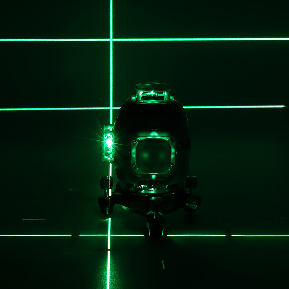 8/12/16 Lines 3D/4D Green Light Laser Level 360 Rotation Horizontal and Vertical Measuring Tool