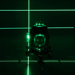 8/12/16 Lines 3D/4D Green Light Laser Level 360 Rotation Horizontal and Vertical Measuring Tool